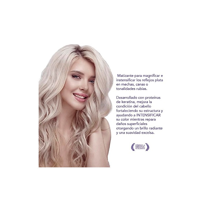 Shampoo Matizador Mechas Y Canas SF Blonde Vezia 300ml