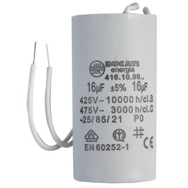 Ducati MOTOR RUN CAPACITOR, NO STUD, LDS, 16UF | FILM CAPACITORS MOTOR RUN, 1 X QTY - 4.16.10.99.06