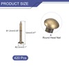 uxcell 420Pcs Small Tiny Nails 1.2x12mm(DxL) Tiny Brass Nails Hardware