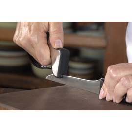 AccuSharp Professional Knife & Tool Sharpener - Diamond-Honed Tungsten Carbide Rust-Free Quickly Sharpens, Restores, Repairs & Hones Serrated Blades, Cutting Tools, Cleavers, Axes & Machetes
