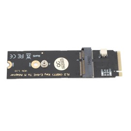 M.2 NGFF A E Key WiFi Bluetooth 4.2 Card to M.2 Key M SSD Adapter, Wireless NGFF A/E Key WiFi Card to M.2 NGFF Key-M NVME SSD Adapter for AX200/AX201/AX210