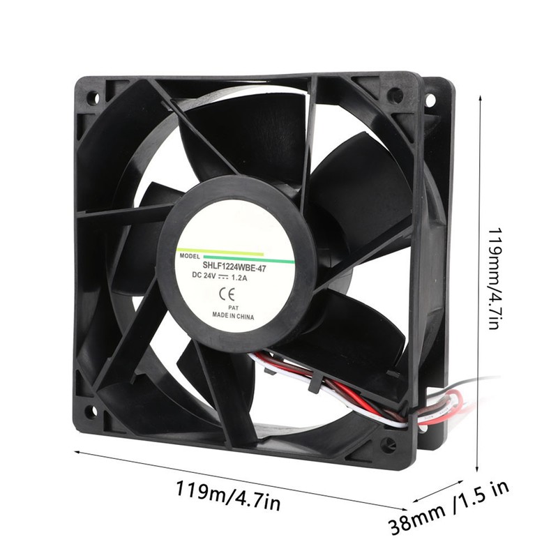 24V 28.8W 4800RPM Inverter Cooling Fan High Airflow DC Fan