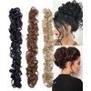 Extension De Cabello Banda Elástica Para Chongo Coleta 1pz banda
