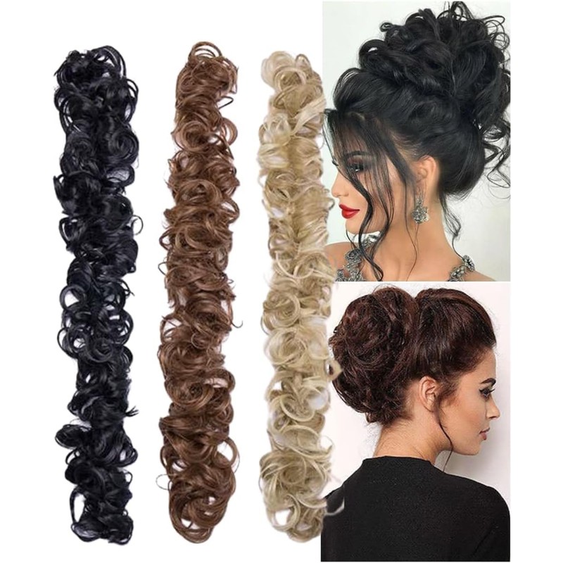 Extension De Cabello Banda Elástica Para Chongo Coleta 1pz banda