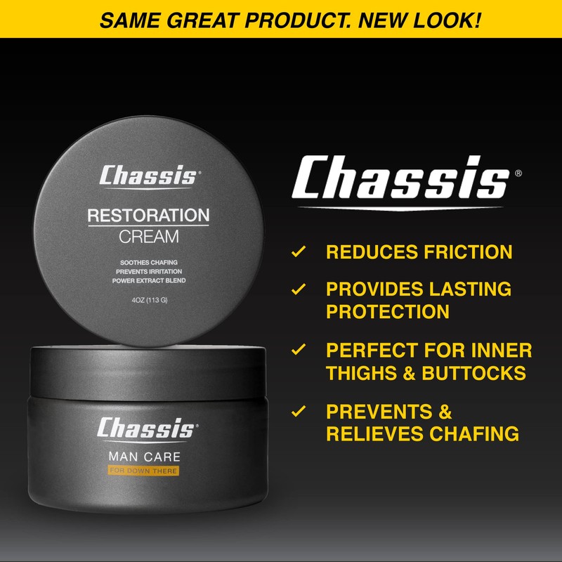 Chassis Restoration Cream - Long-Lasting Anti Chafing Cream for Men