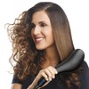 JINRI Volumizing Hair Iron, Hair Straightener Brush, Adjustable Temp, 360