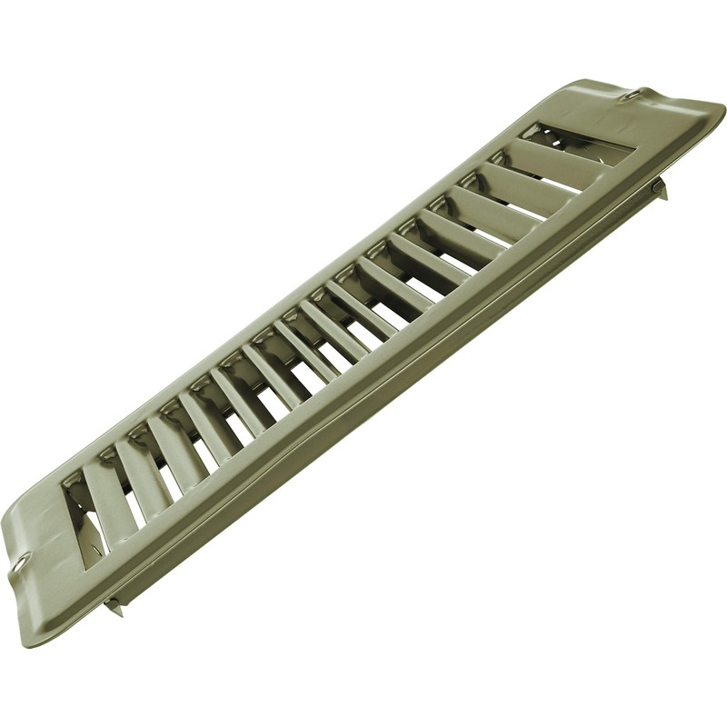 RV Designer H872, Metal Floor Register, Undampered, 7.5 inch x