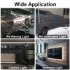CCBASEBALL 20FT RV Awning Lights, IP68 Waterproof Camper Awning Lights,