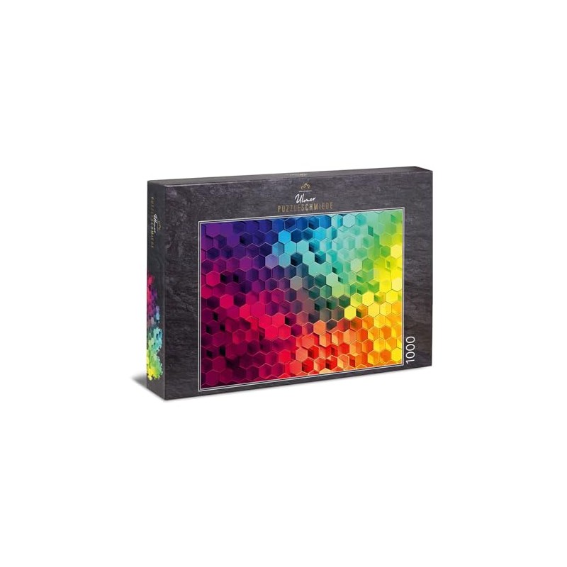 Ulmer Puzzleschmiede - Colour Puzzle Spectrum 1000 Pieces - Colourful