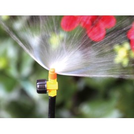 Safety 3 SMKS-10 Micro Irrigation Nozzle, 180° Mist 3 Pieces, For Tube Tip Installation, Compatible with 0.2 inch (4 mm) Inner Diameter Hoses