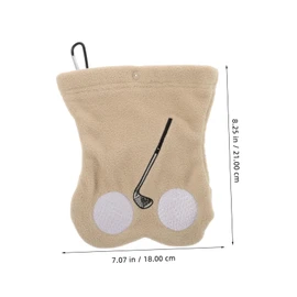 CORHAD Compact Golf Ball Holder Pouch Stylish and Lightweight Organizer for Golf Training Practice and Competitions Breathable Storage Bag and Accessories