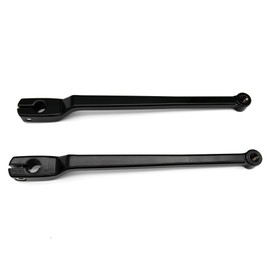 Americruise Motorcycle 9.84'' Extended Heel-Toe Shifter Lever for Harley 1986-2017 FL Softail 1988-2021 Touring Road Street and 2008-2021 Trike (Black)