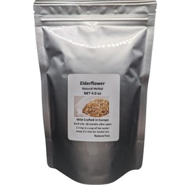 Elderflower Herbal Tea - Loose Leaf 100% from Nature (2 oz)