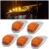 7BLACKSMITHS 5PCS 31LED Amber Cab Marker Light Top Roof Truck