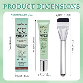 CC Red Correct Creme mit Centella,Deckender Teint,Dull Correct Creme