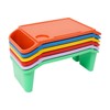 6 Pack Kids Lap Desk Tray Portable Stackable Lap Desk