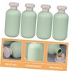 Outanaya 4pcs Travel Shampoo and Conditioner Bottles Avocado Dispenser for