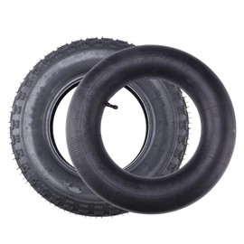 2 Pack Motorcycle Tire+Inner Tubes Dirt Bike Tire 4.00-10 Trail Wing Tires Tubes 2Set 70-82 CT70 and Others #A95