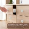 Hordion 30 Pcs Self Adhesive Cabinet Knobs, Self-Stick Dresser Handles