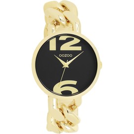 Oozoo - Timepieces Women's Watch | Women's Watch | Modern Watch for Women - Elegant Analogue Women's Watch, gold black, Luxury