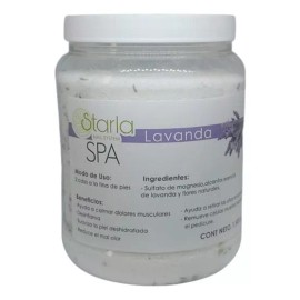 STARLA Sales Lavanda Pedicure Esencias Y Flores Naturales 1,500 Gr.