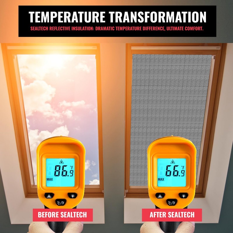 SEALTECH 3mm Reflective Insulation Roll - Premium Foam Core Radiant