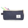 Luddite LDD-GPN-100 Gusset Pencil Case, Okayama Denim