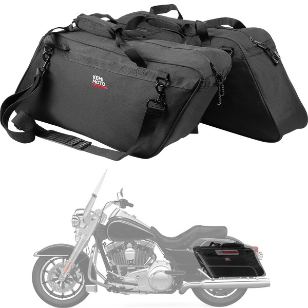 KEMIMOTO Street Glide Saddlebag Liners, 1 Pair of Motorcycle Hard