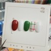 [Christmas Nail]Christmas Check Nail - Mini File / [크리스마스네일]크리스마스 체크네일
