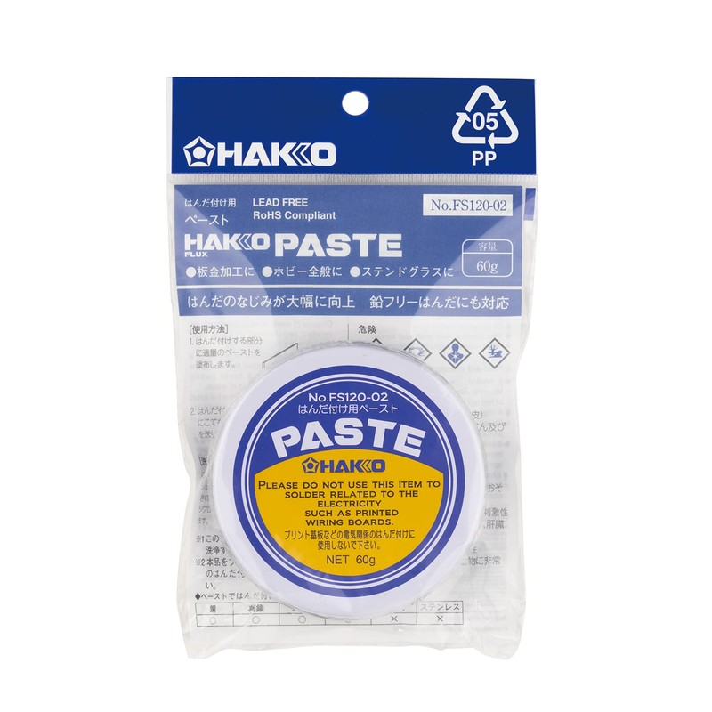 HAKKO FS120-02 Paste-Like Flux 2.1 oz (60 g)