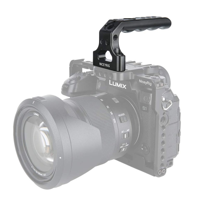 NICEYRIG Mini Top Handle Cheese Handle Universal RED DSMC2 Shooting