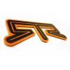FMS Gear (1) ORANGE RTR Emblem Fits FORD MUSTANG Rear