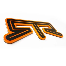 FMS Gear (1) ORANGE RTR Emblem Fits FORD MUSTANG Rear Deck Lid Badge Nameplate Trunk
