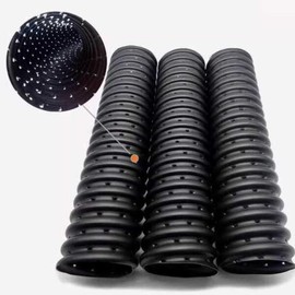 하수관료 오수관 PVC 빗물 65mm 하수 유공관 커버 50mm 직경 [Q. 천으로 감싸지 않은 50 천공 튜브롤] Sewer Pipe PVC Rainwater 65mm Sewer Perforated Pipe Cover 50mm Diameter [Q. 50 Perforated Tube Roll Not Wrapped in Fabric]