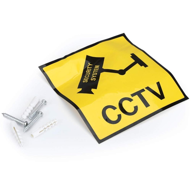 2 x Professional Surveillance Cameras Dummy Outdoor Cameras Dummy Camera