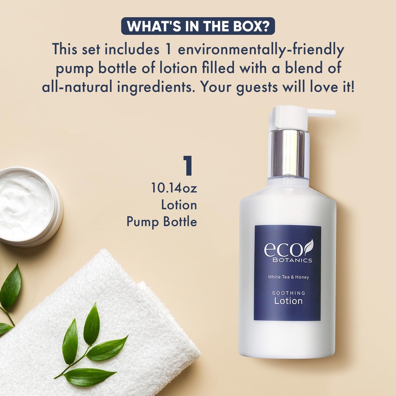 Terra Pure | Eco Botanics Lotion, Retail Size Hotel Amenities,