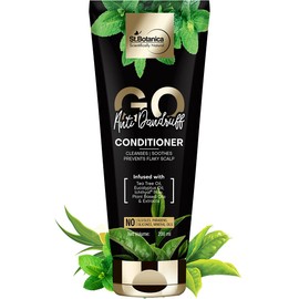 StBotanica GO Anti-Dandruff Hair Conditioner - With Ichthyol Pale, Tea Tree, Eucalyptus Oil, Plant Based Extracts, No SLS/Sulphate, Paraben, Silicones, Colors, 200ml