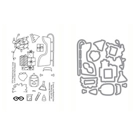 Ellen Hutson, Essentials by Ellen, Bear Ware 5 Stamp & Die Set Combo (Coordinates with All Inside Stamp Set - Sold Separately), Stamping, Papercrafts, Card Making, Scrapbooking, DIY