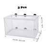 Fish Breeding Box, 2pcs Fish Breeding Net Fish Hatchery Box