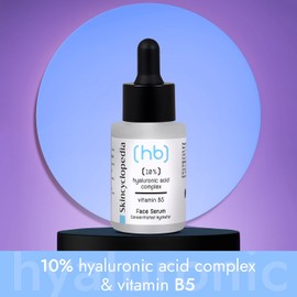 Skincyclopedia - Hyaluronic Serum High Dosage, Anti-Ageing Face Serum with 10% Hyaluronic Acid and Vitamin B5, Counteracts Premature Skin Ageing, Highly Effective Face Care, 30 ml