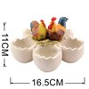 Yarnow Resin Succulent Pot Bonsai Flower Pot Chicken Statue Miniature