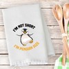 PLITI Penguin Kitchen Towel Penguin Lover Gift I'm Not Short