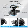 SIRUI Ball Head for Tripod, 29mm Low Profile Ball Head