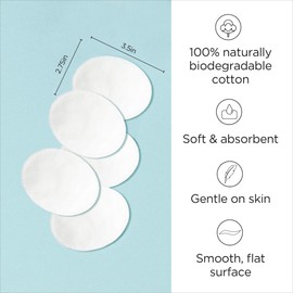 Diane 100% Cotton Ovals, Pack of 100, DEE068