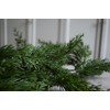 Christmas cedar garland 1pc, 6ft Cypress festive foliage for fireplaces,