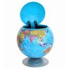 iTouchless Sensor Activated Globe Hidden Storage Container, Blue