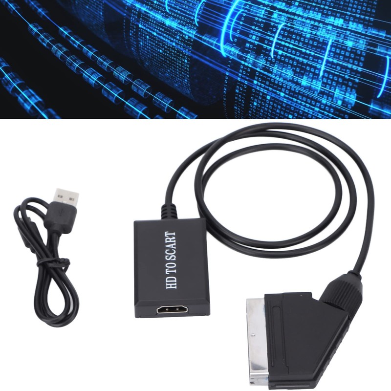 wendeekun HDMI Video Converter Adapter, HDMI to SCART Converter HD