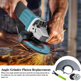 Angle Grinder Extension Connecting Rod,Angles Grinders Extension for 100 Type Angle Grinder/Polisher,5/8"-11 Angle Grinder Flange Nut with Adjustable Spanner Extension Shaft Connecting Rod kit