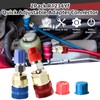 2Pcs R1234yf to R134a Adapter Quick Couplers Recovery Machine Recharge