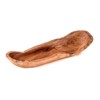 Windalf Galina Rustic Teak Wood Bowl 33 cm Antipasti Baguette